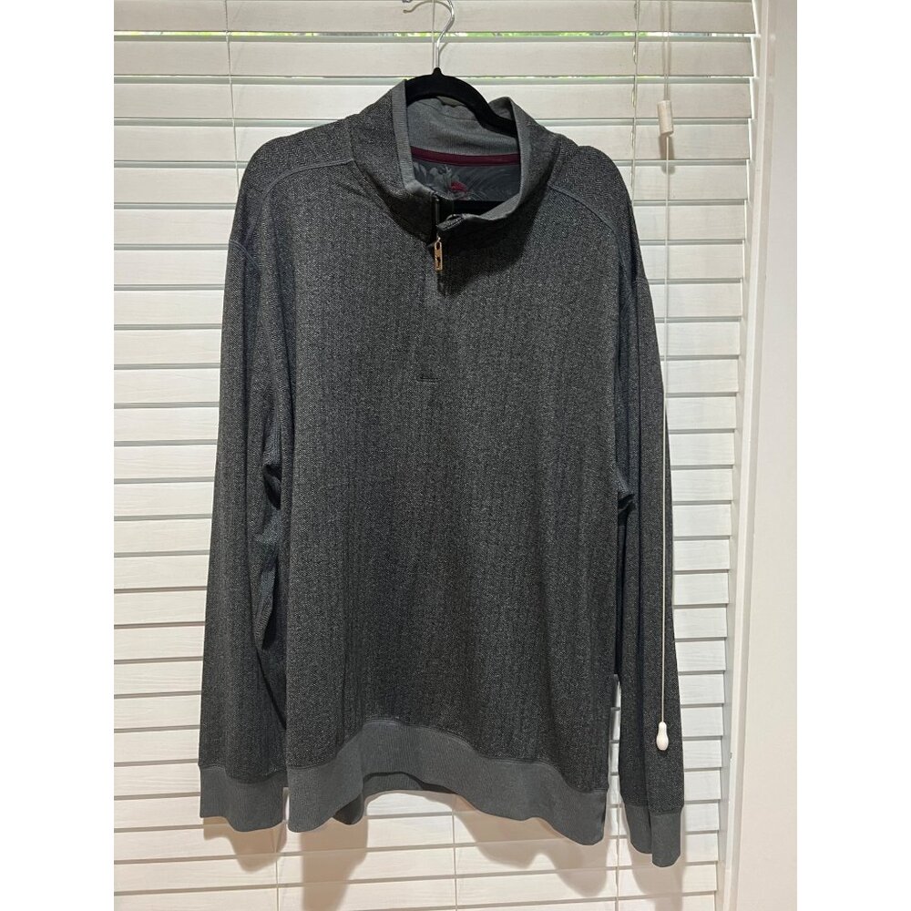 Tommy Bahama‎ Gray 1/4 Zip Pullover - Size XXL